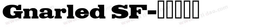 Gnarled SF字体转换